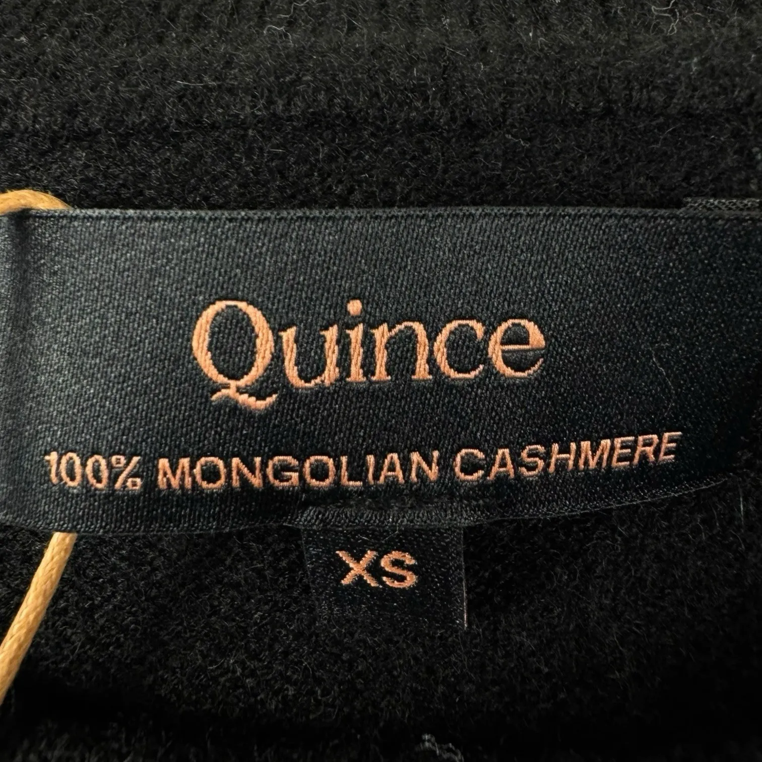 Quince Mongolian Cashmere Crew Neck Sweater NWT | XS | Black - Image 3