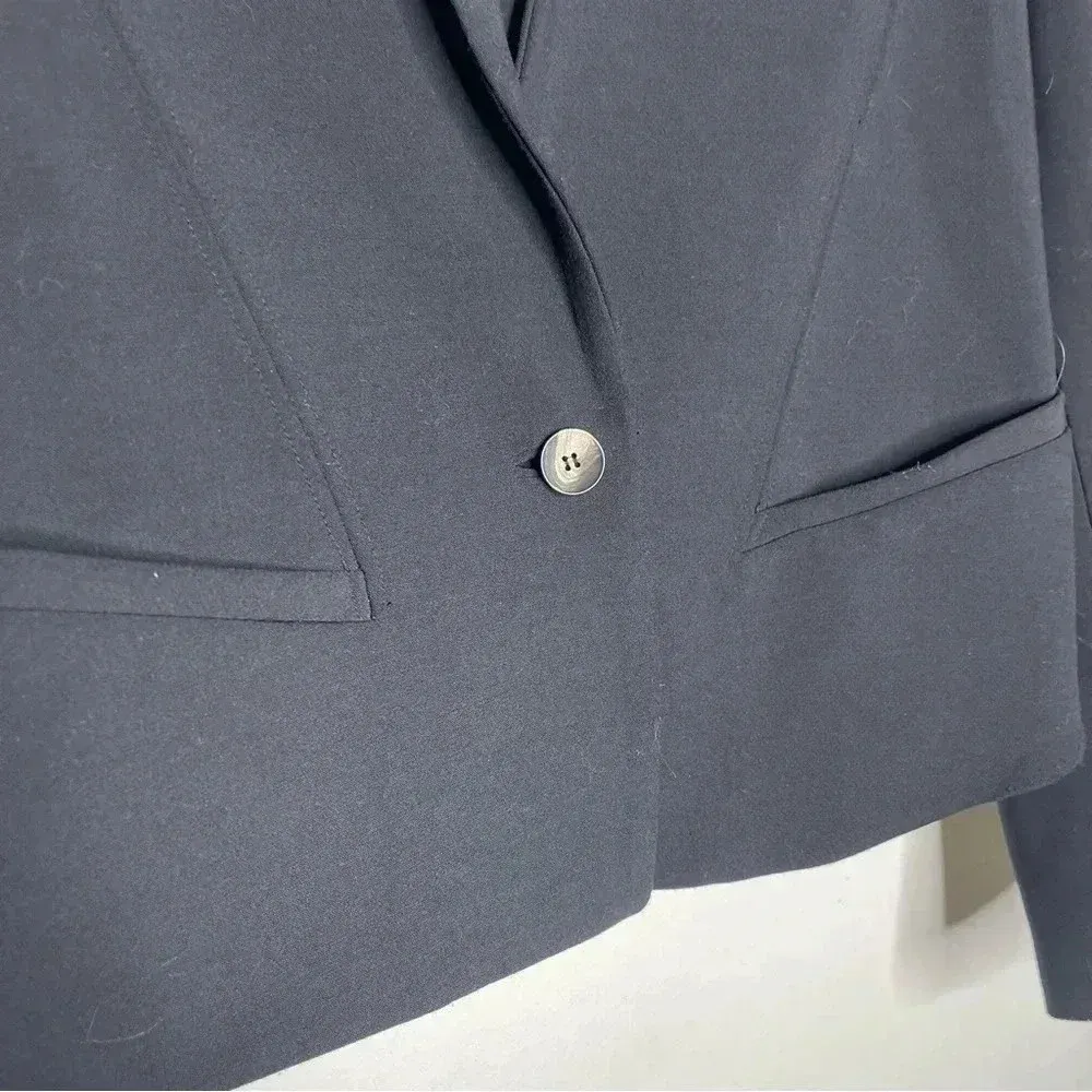 Helmut Lang  Black Cropped Blazer Jacket Size 6 - Image 3