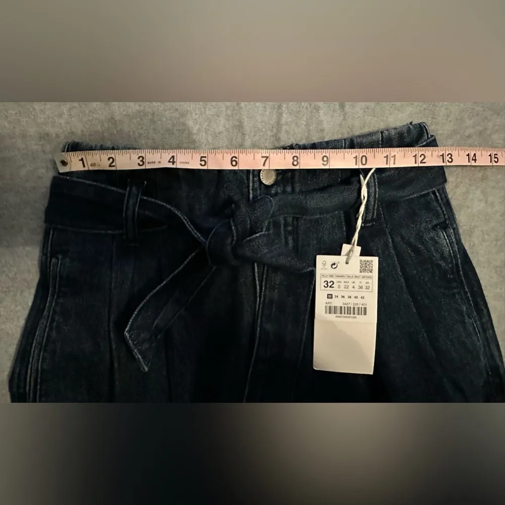 NWT Zara TRF wide leg jeans size 0 - Image 8