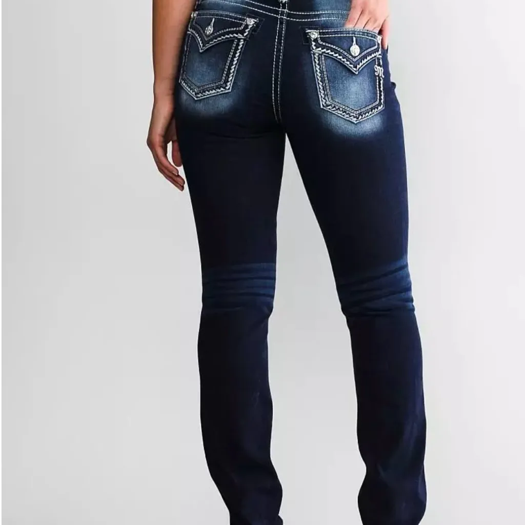 Miss Me Indigo Straight Leg Jeans - Image 2