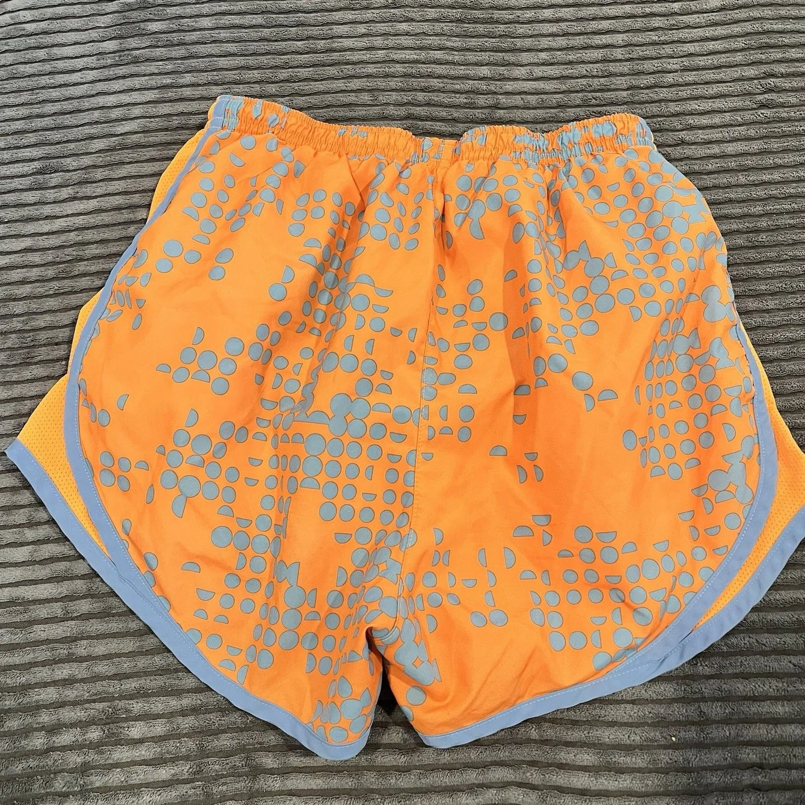 Nike Shorts Women XS Orange Lined Dri-Fit Running Drawstring Outddor Athletic - Image 8