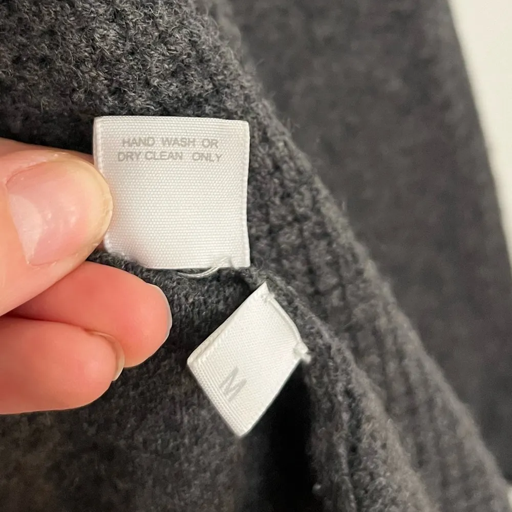 Kokun Drape Waterfall Woven Cashmere cardigan Medium Tan - Image 8