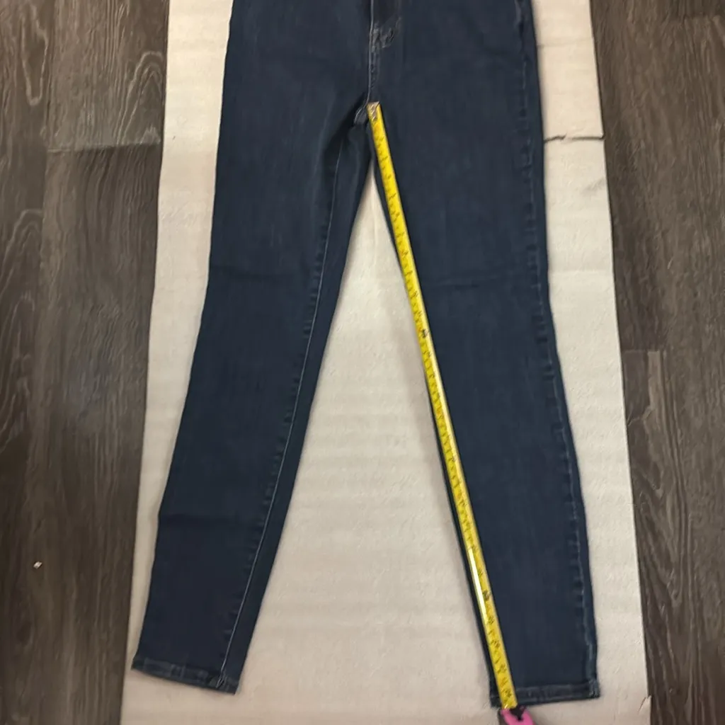 PacSun Blue Super High Rise Jeggings 28 Classic Casual Preppy Minimalist Boho - Image 8