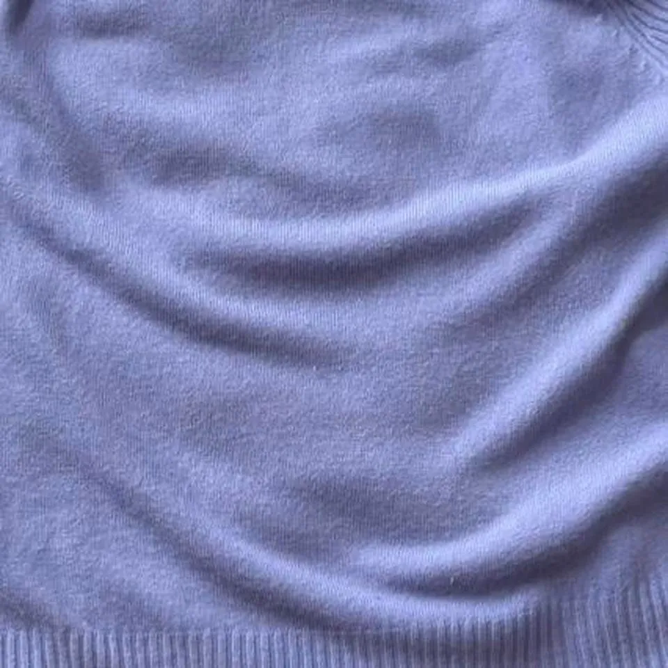 Vintage Asymmetrical‎ Button Mockneck Sweater - Image 5