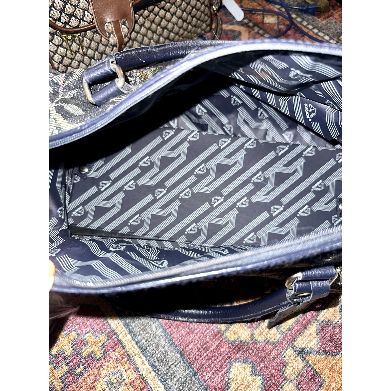 JORDACHE‎ Vintage 90s Floral Luggage Overnight CarryOn - Image 6