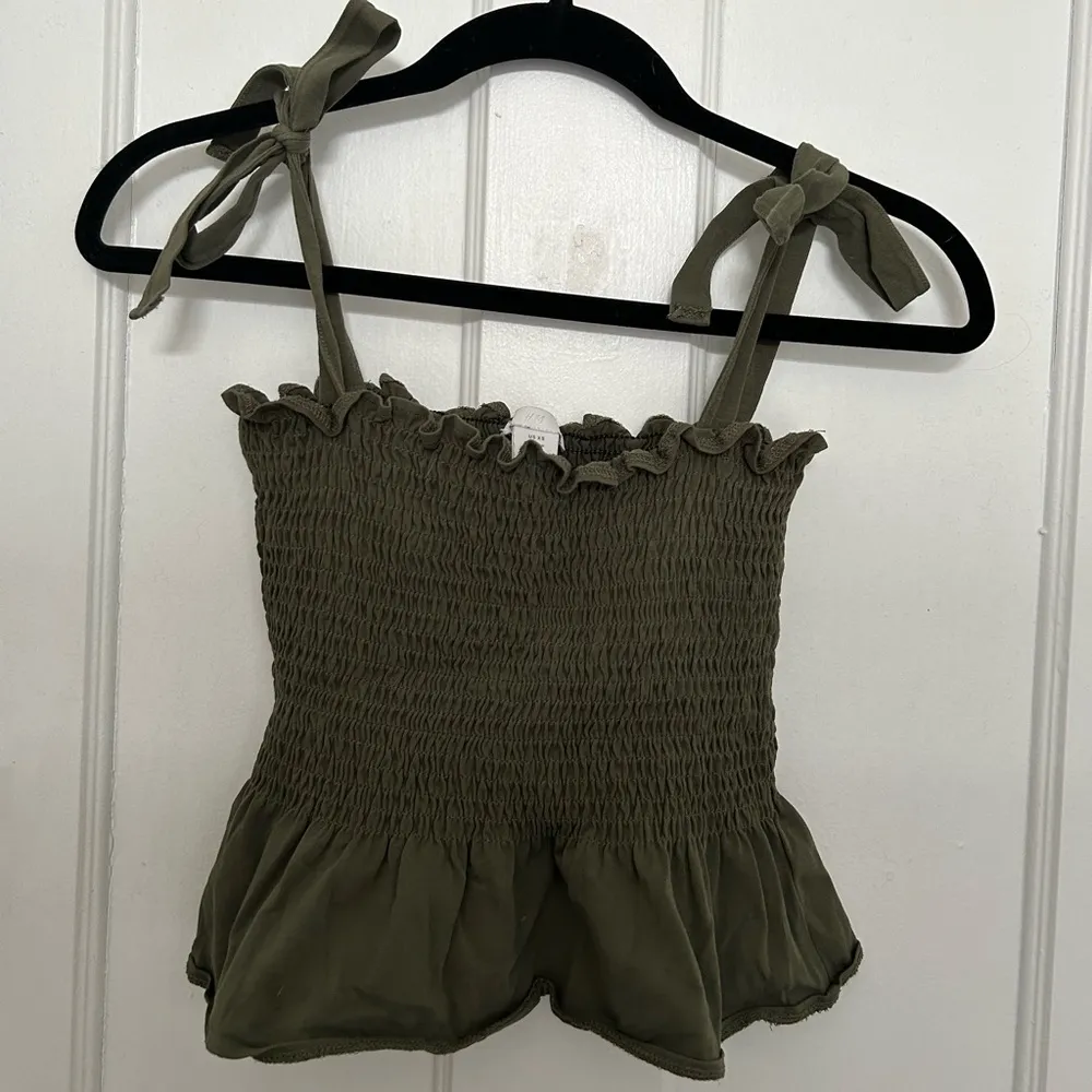 Green H&M Bow-tie Tank Top - Image 2