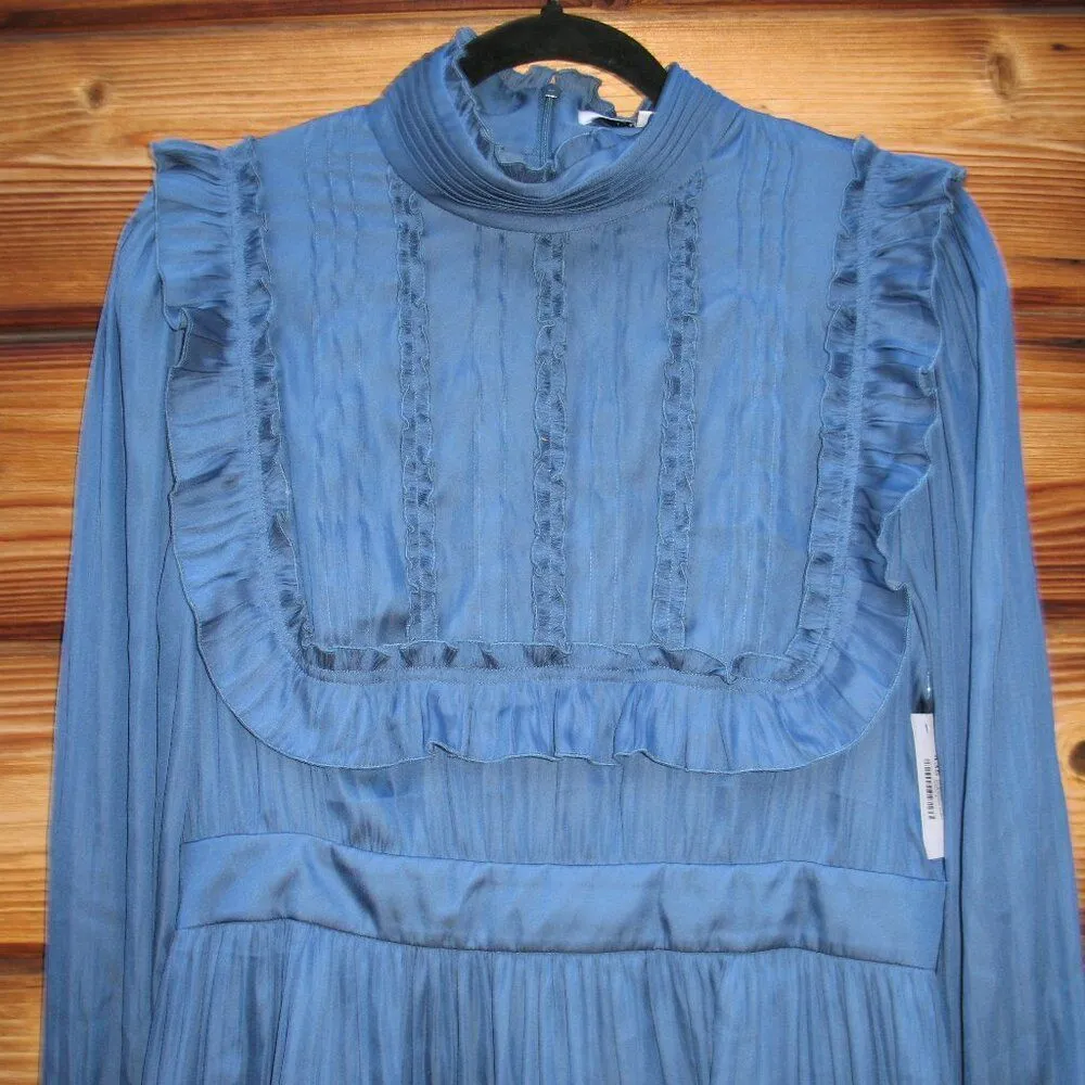 NWT Hunter Bell Ruffle Long Sleeve Mini Dress - Image 4