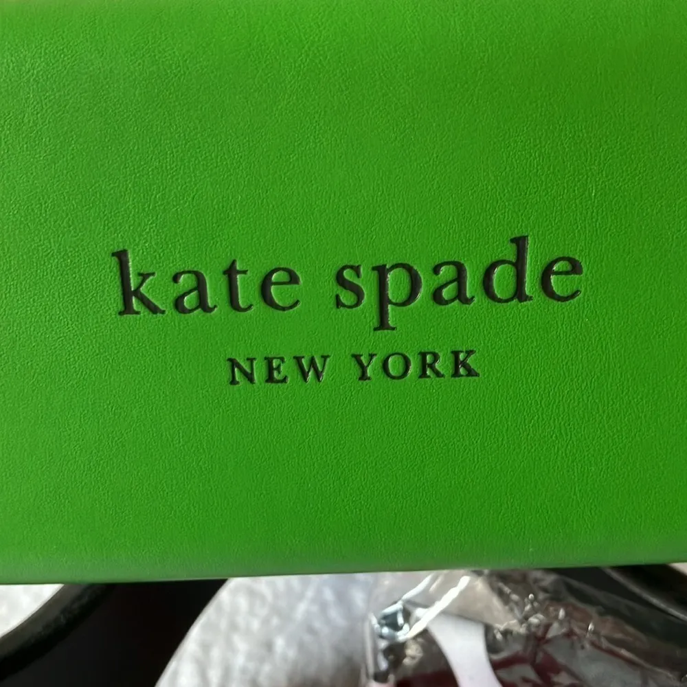 Kate Spade: Pink/Gold Tone Wire IANNA Cat Eye Sunglasses - Image 2