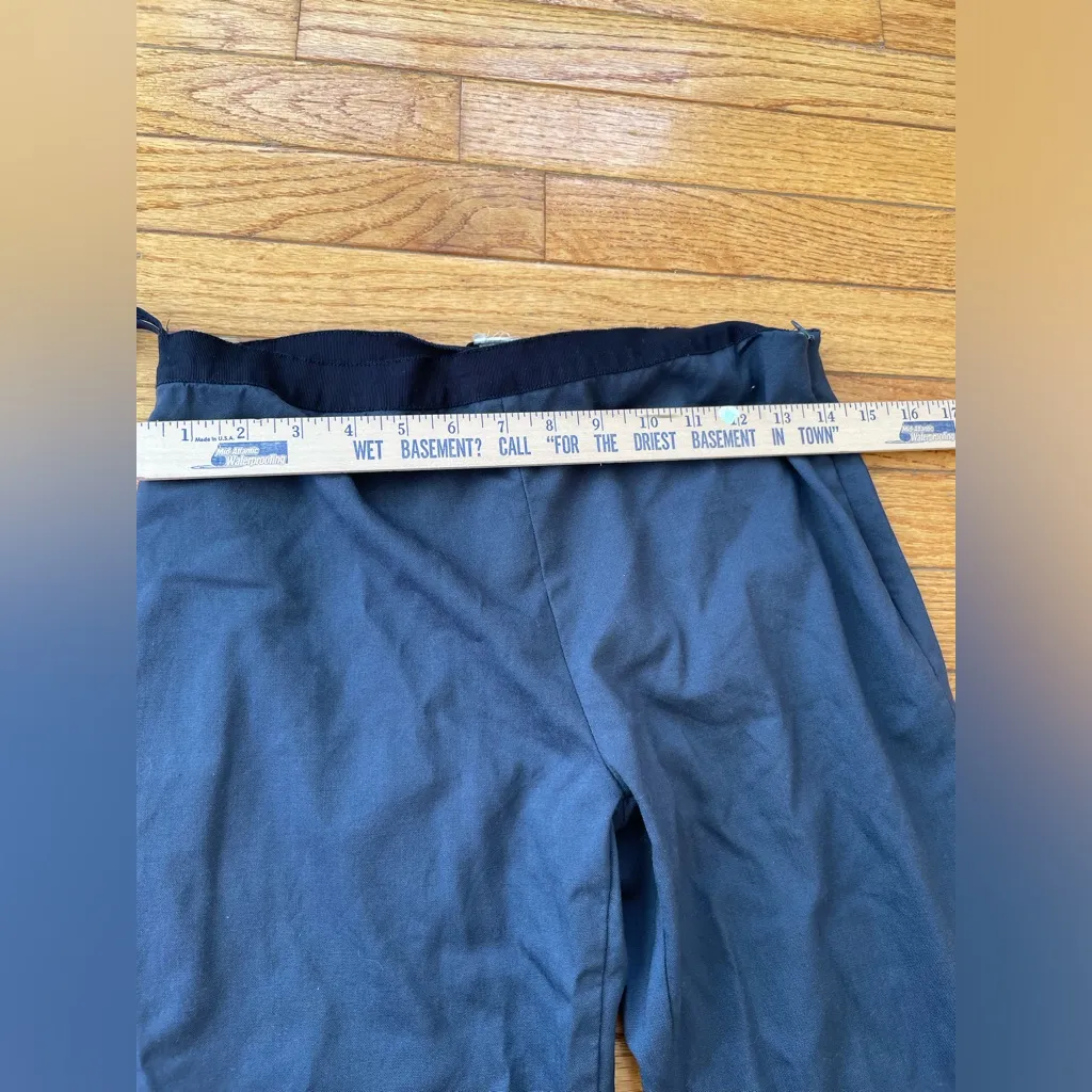 The Row Cigarette Leg Pants Slit Ankle 4 Charcoal Gray Quiet Luxury Capsule - Image 5