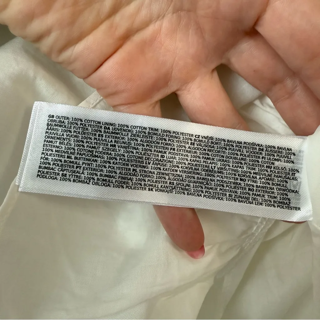 Ever New Brianna Lace Trim Tiered Sundress White Ivory 4 Cottagecore - Image 5