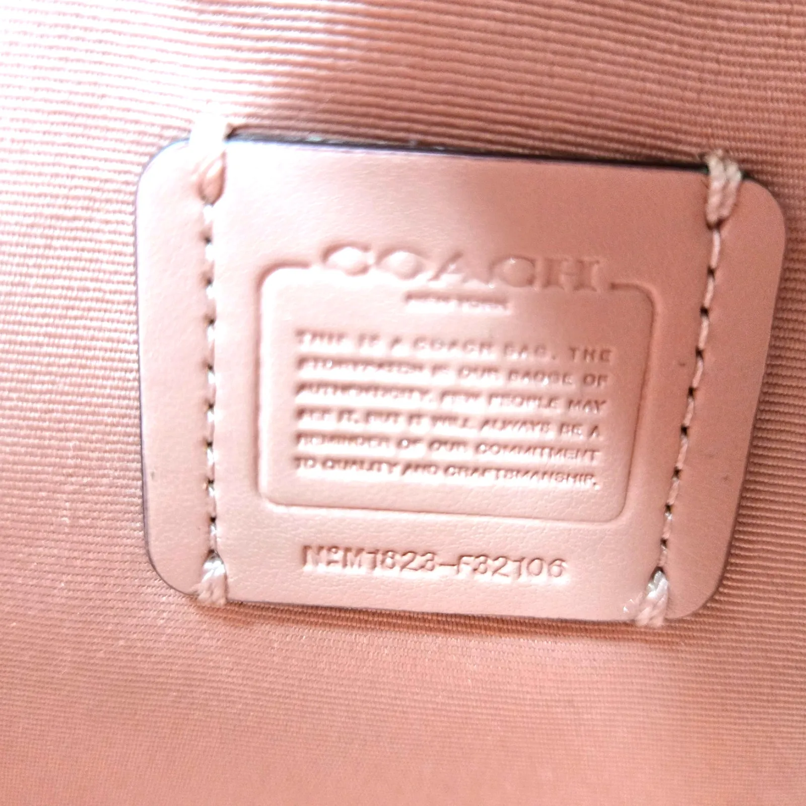 NWT Coach Blake Flap Carryall Crossbody in Petal Pink F32106 - Image 3