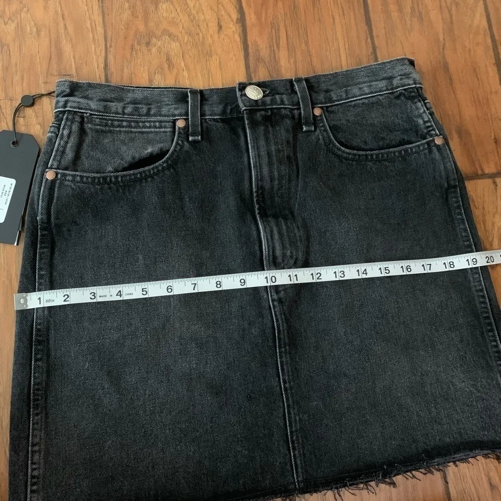 Rag & Bone Moss Denim Skirt - Image 12