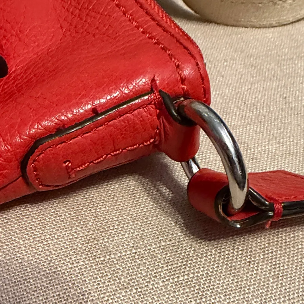 Coach (No.F49170) Red Leather Swing Back Crossbody - Image 12