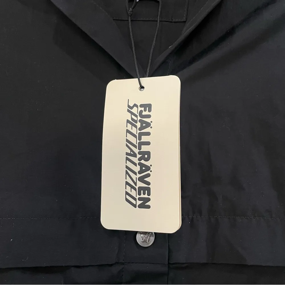 NWT Fjallraven x Specialized Black Button Up Wind Jacket Size S - Image 6
