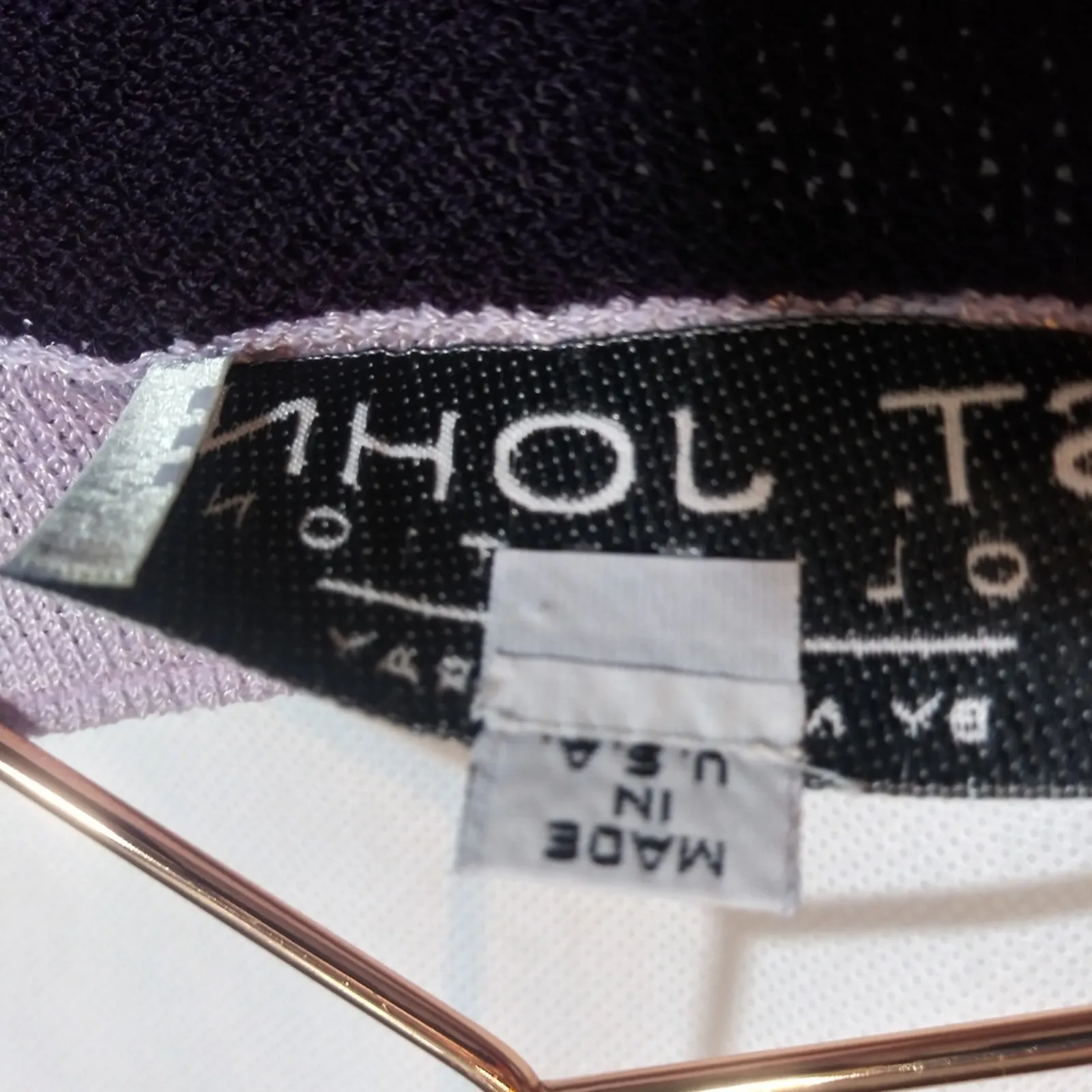 ST JOHN Eggplant Purple Santana Knit Sweater Cardigan Jacket Vintage Size Small - Image 5