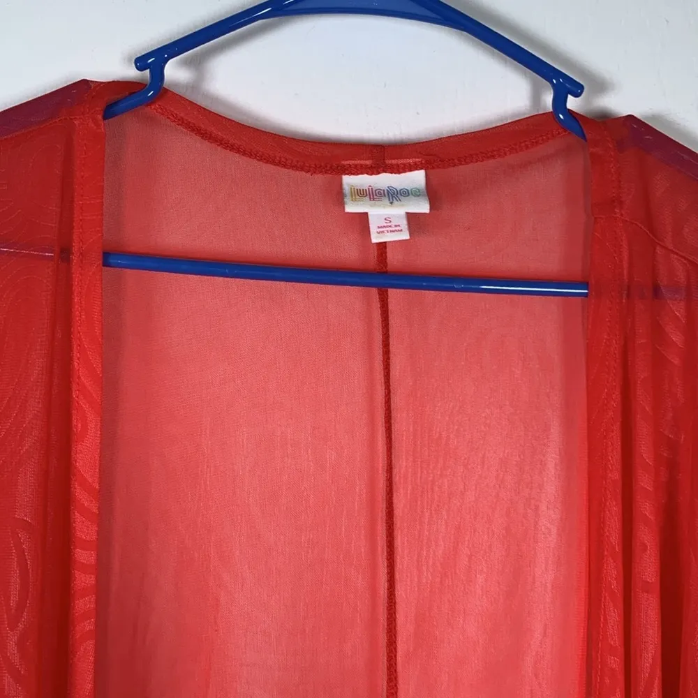 Lularoe Sheer Open Cardigan Top Size Small EUC #DS-1524 - Image 2