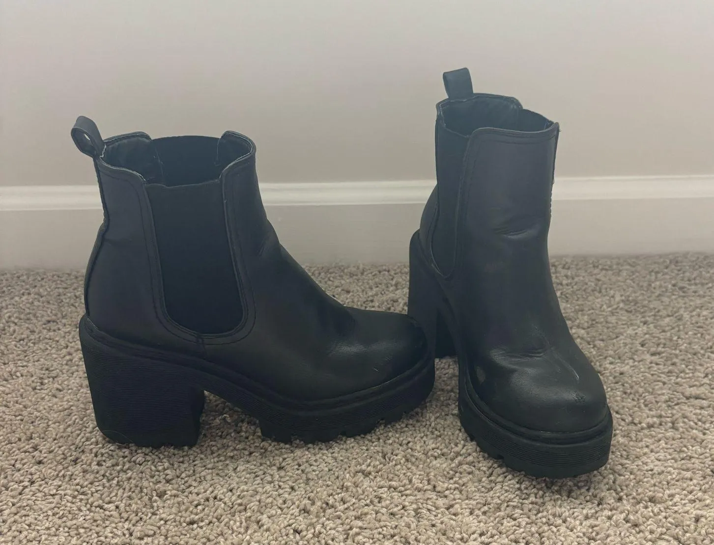 ASOS Chunky Black Boots - Image 2