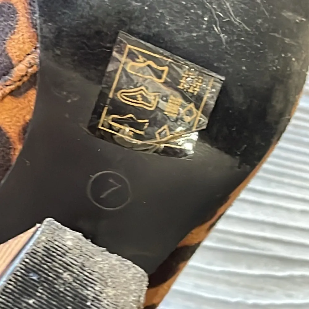 Beast Fashion Leopard Print Suede
High Top Boot - Image 8