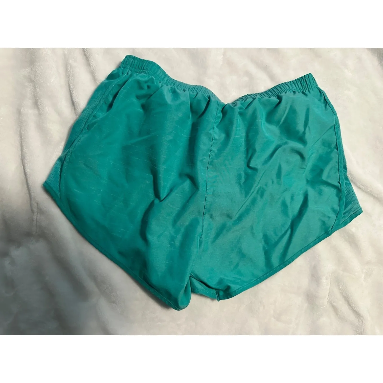 Nike Womens Teal Dri-FIT Running Shorts‎ Size M - Image 6