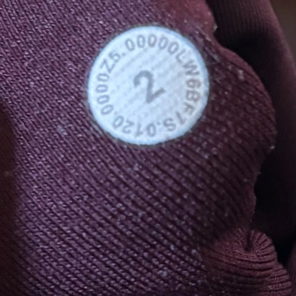 LULULEMON  Wunder Train High-Rise Crop 21" Casis size 2 EUC Run Gym Yoga Legging - Image 3