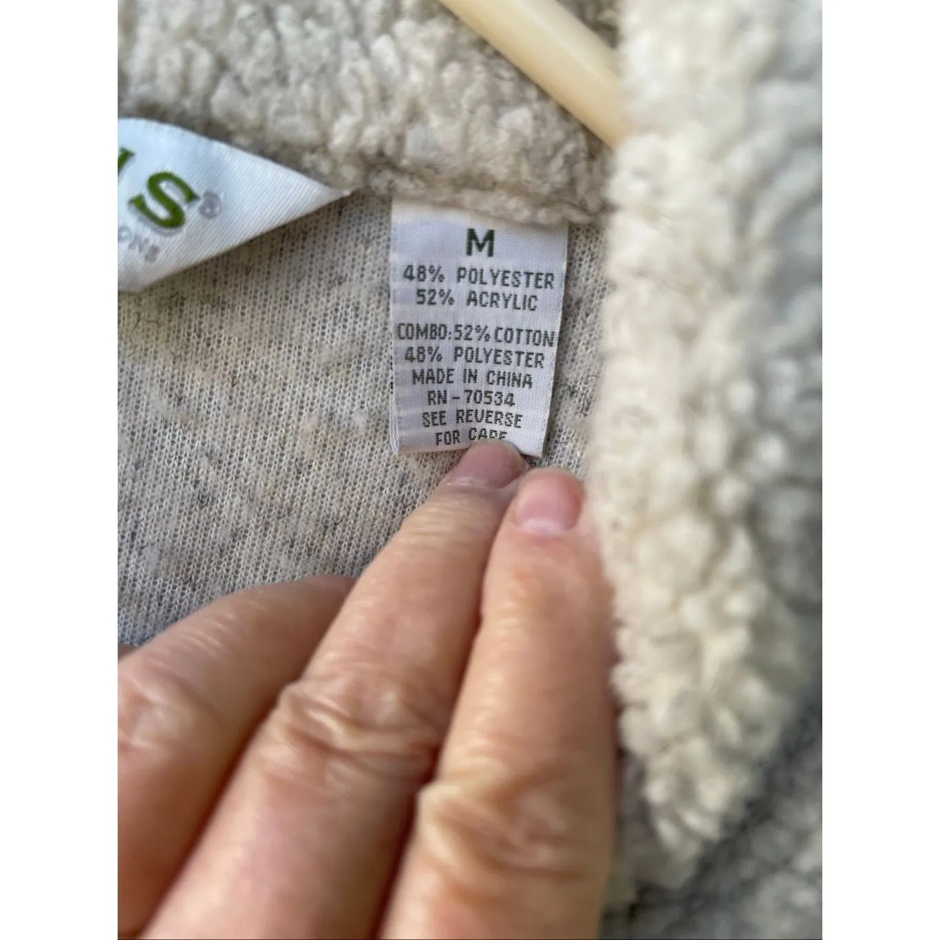 Orvis  size M Teddy jacket button front pockets - Image 7