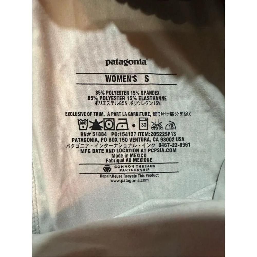 Patagonia Morning Glory Gray Floral Print Strappy Cross Back Shelf Bra dress - Image 5