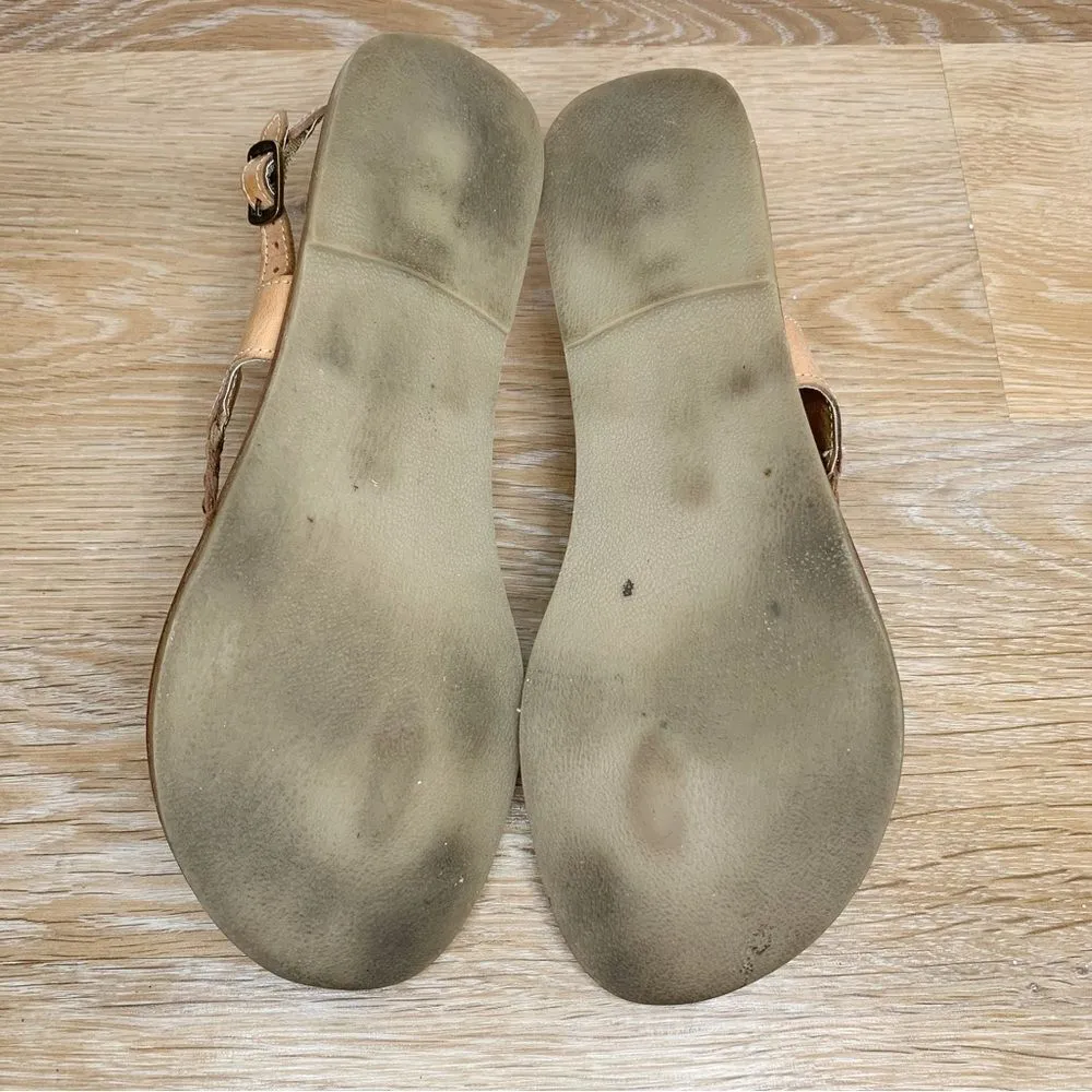 Rebels Women’s Size 7 Leather Huarache Braided Sandals Brown - Image 10