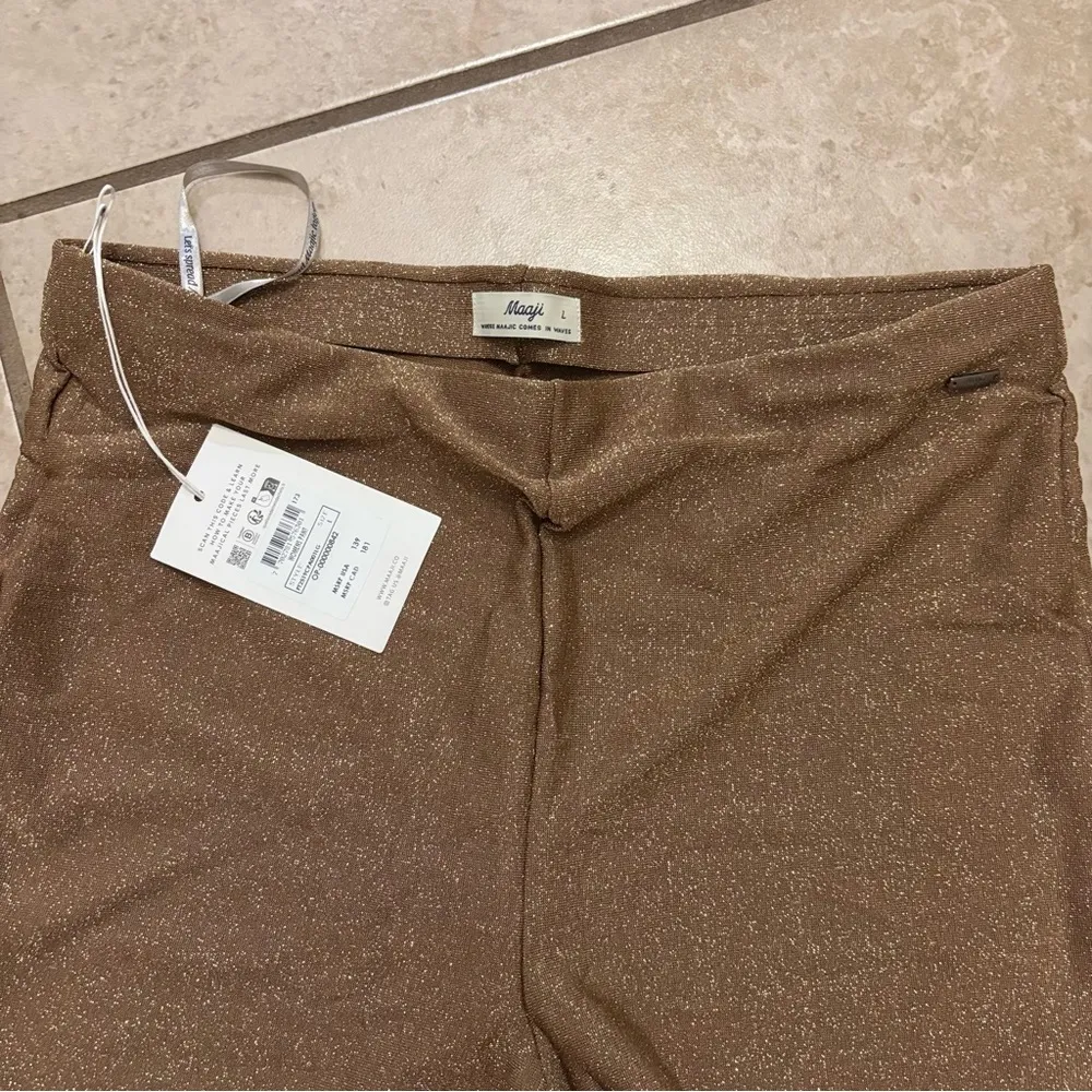 Maaji Olive Sparkle Zelena Pants Women’s Size Large - Image 8