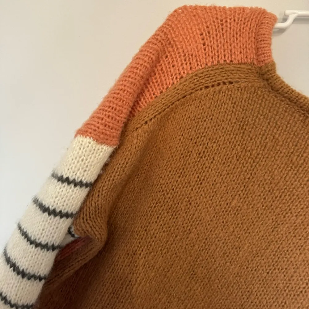 Madewell Balloon-Sleeve Pullover Sweater in Colorblock - Image 8