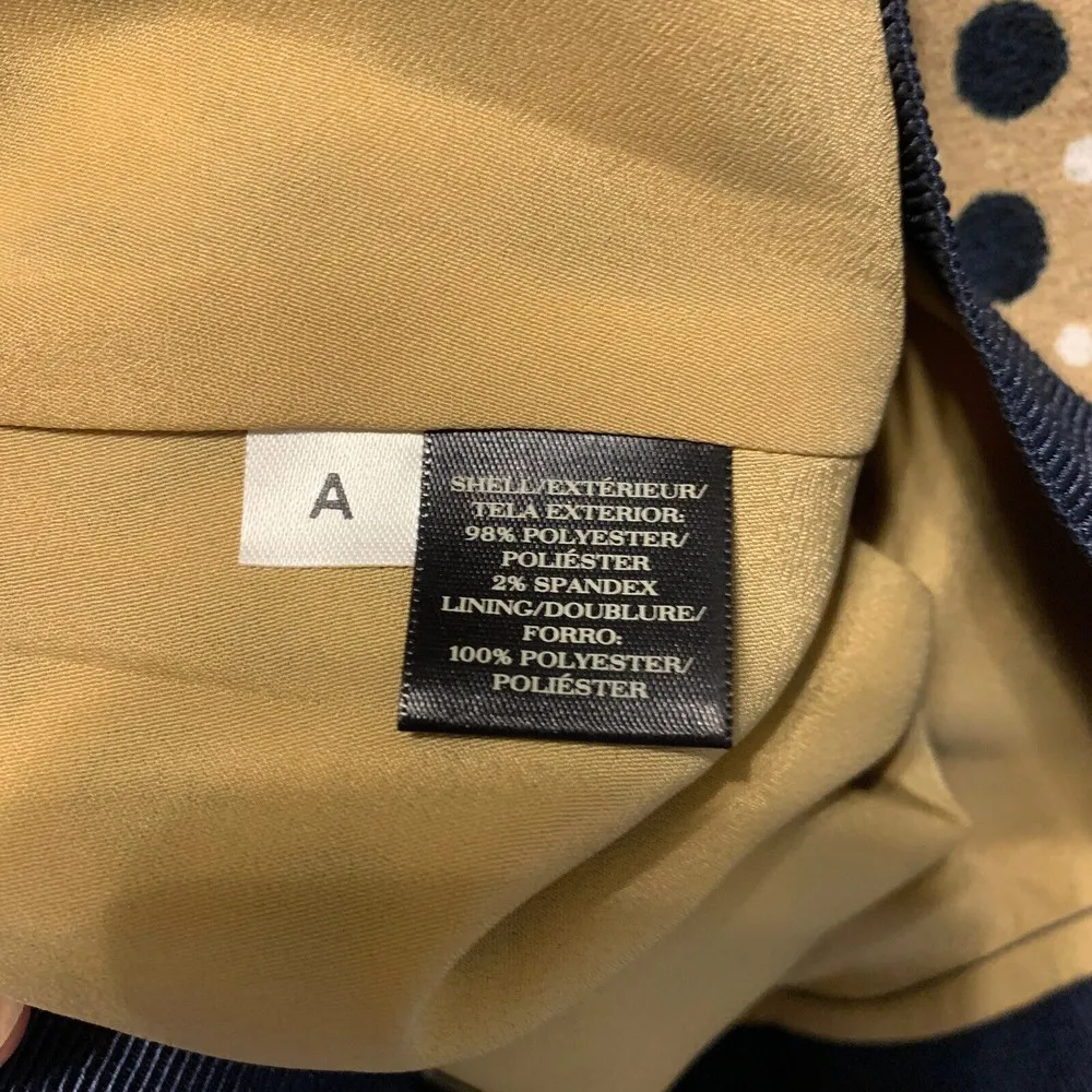 Ann Taylor Womens Size 2 Multicolor Printed A-Line Stretch Skirt - Image 5