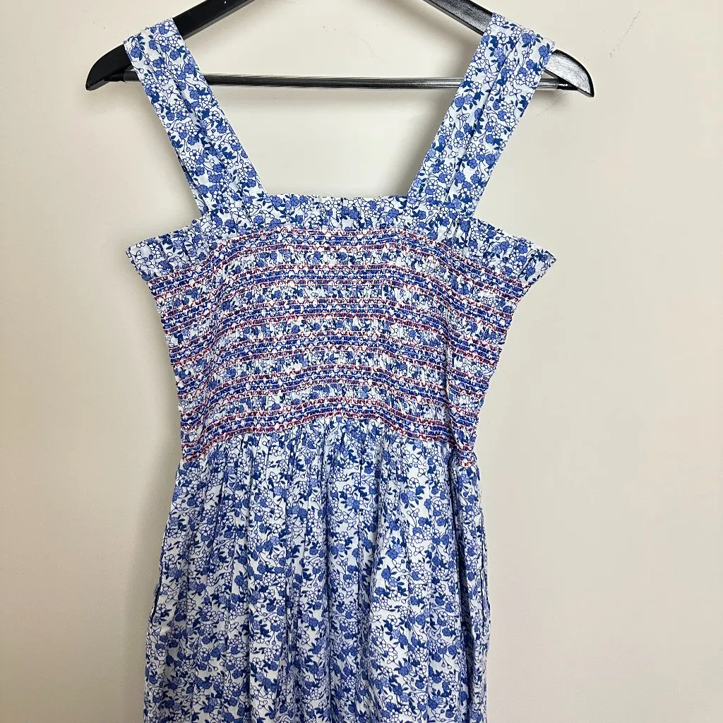 MILLE Garden Midi Dress in Condesa Floral Size Small Blue - Image 7