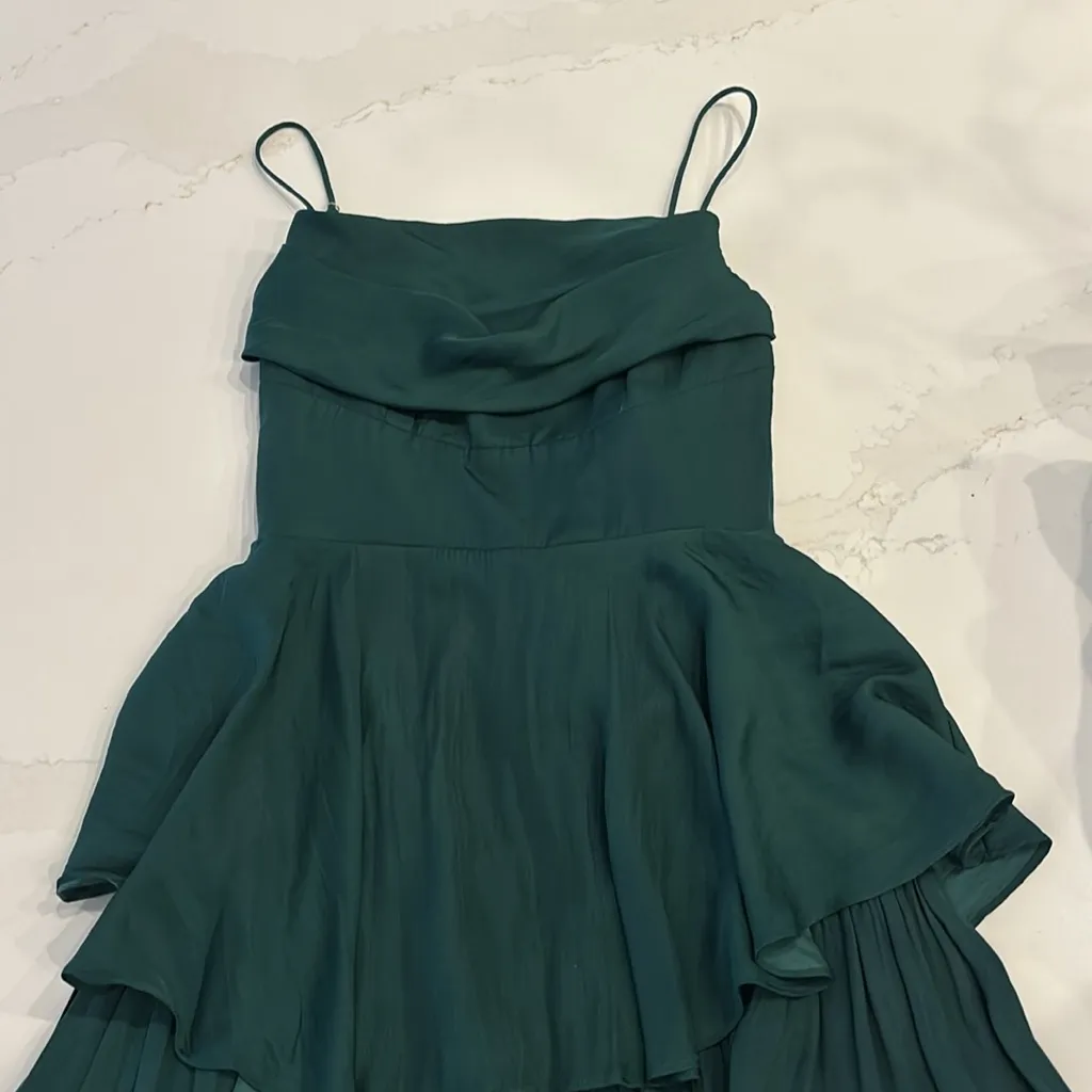 Forest Green Layla Layer Romper Size XS - Image 8