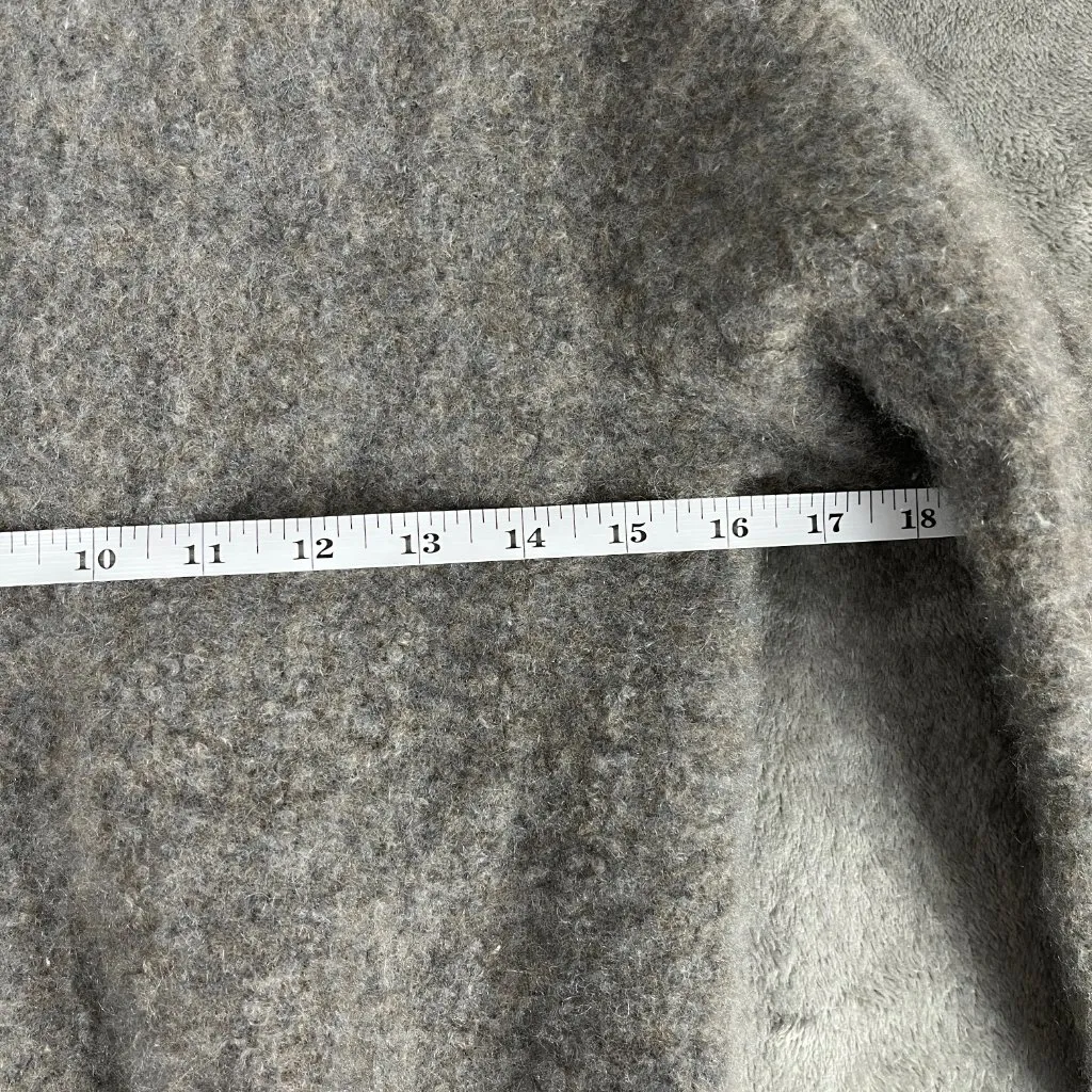 Tasso Elba Cashmere Crop Sweater Women's S Gray Long Sleeve Academia Preppy Cozy - Image 7