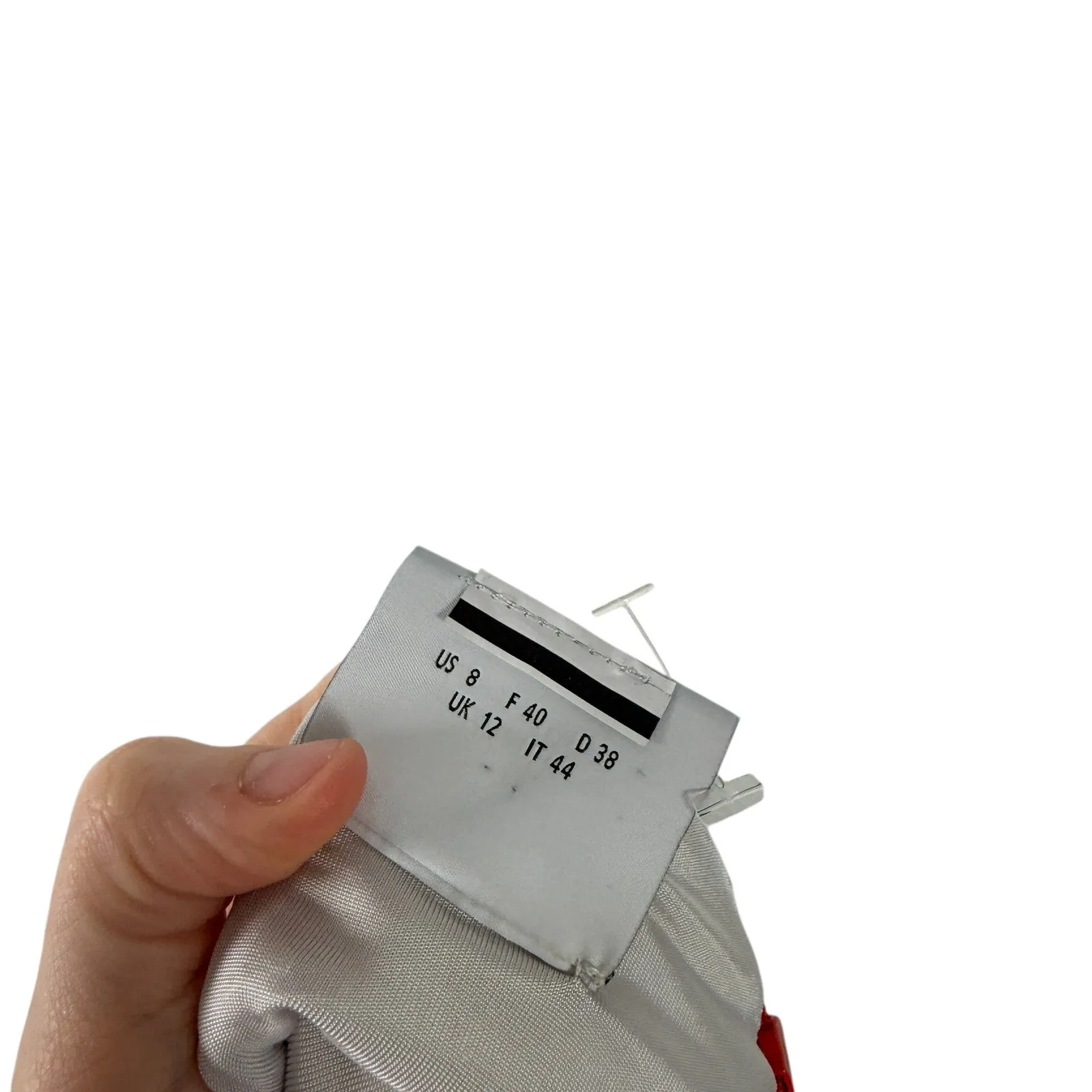 Akris Punto Abstract Geometric Knee Length Dress Cocktail Party Y2K US Womens 8 - Image 6