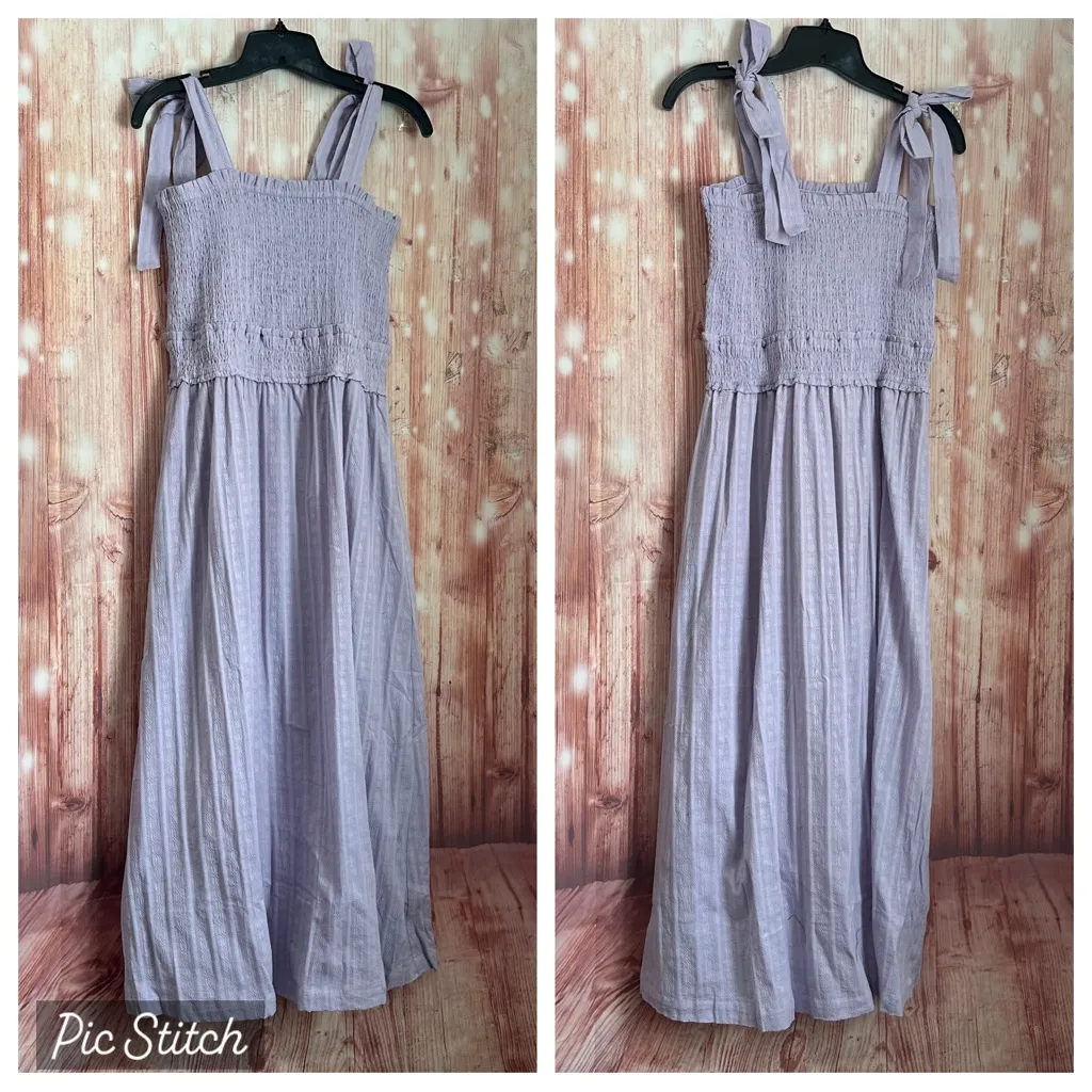 Lost + Wander Angel In Disguise Maxi Dress Lavender Cotton M - Image 2