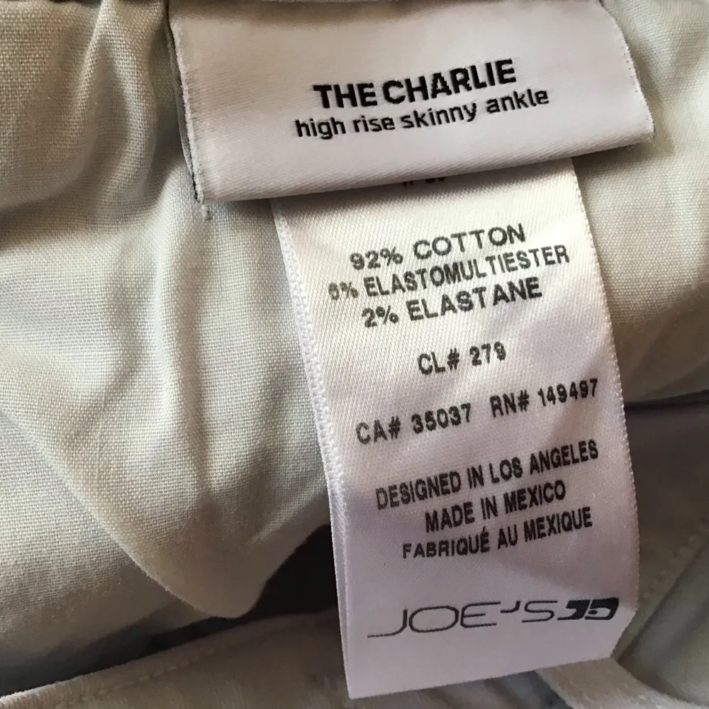 Joe’s Jeans White Skinny Jeans | High Rise Button Fly Denim - Image 4