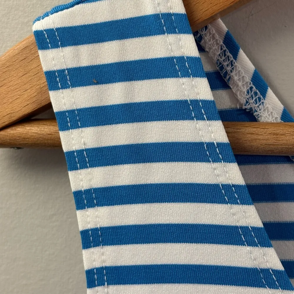 Chico’s blue white striped tank size 2 Large. Nautical, Closet Staple, vacation - Image 4