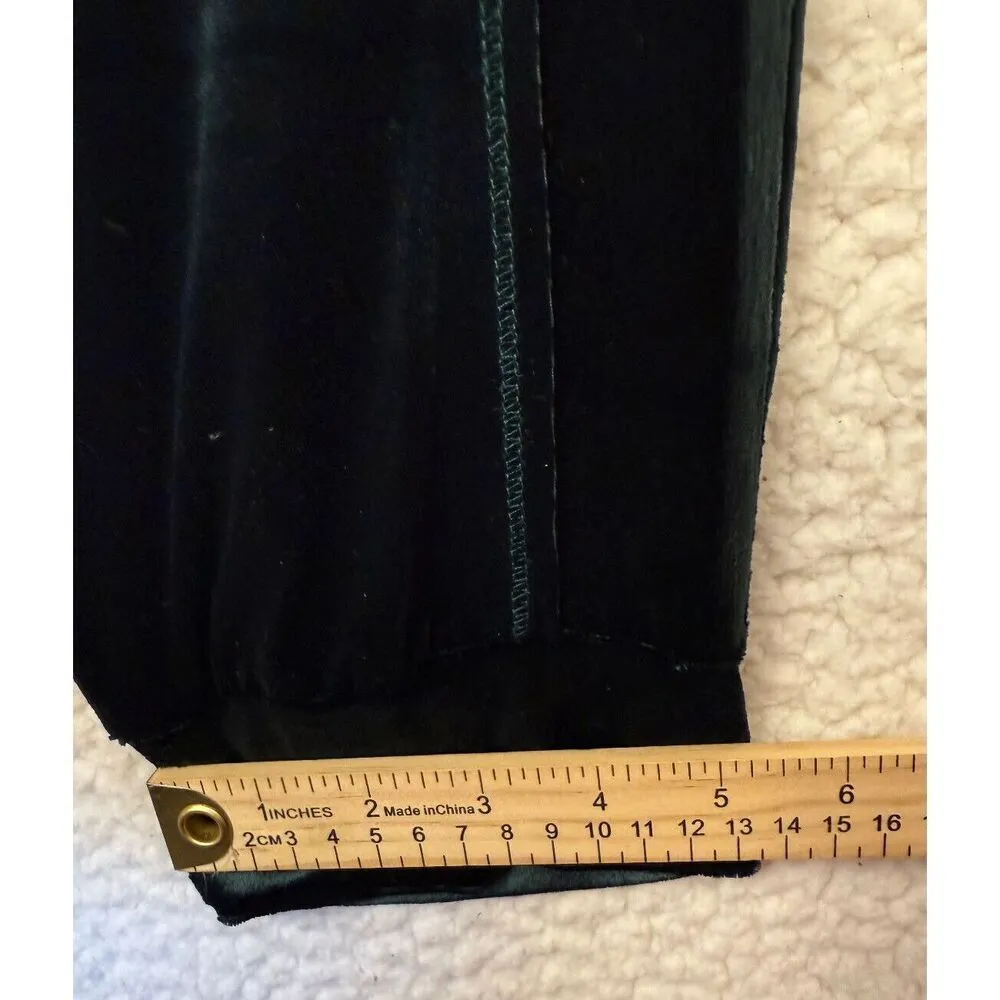 Anthropologie Saturday Sunday Olive Green Velvet Velour Casual Jogger Pants M‎ - Image 6