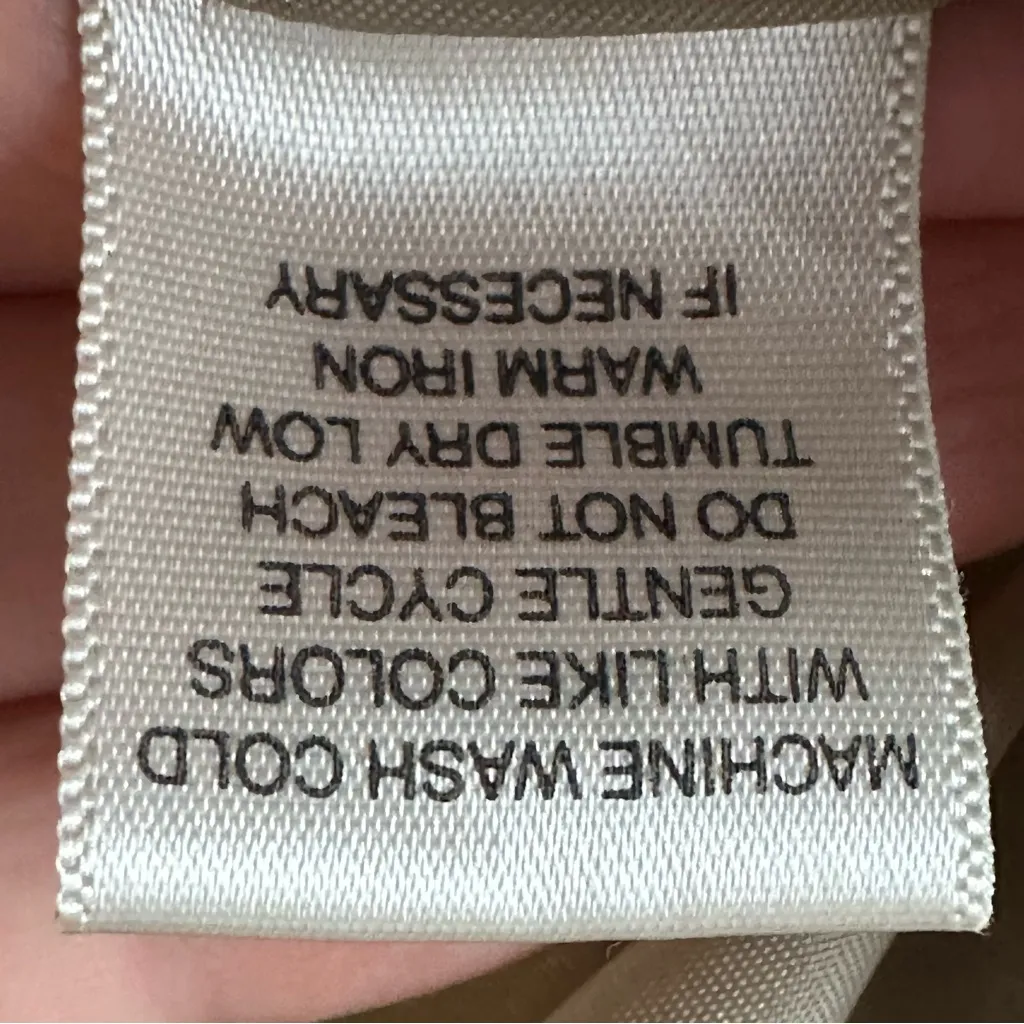 Christopher & Banks Tan Corduroy Vest Small Prep Ivy League Riding - Image 5