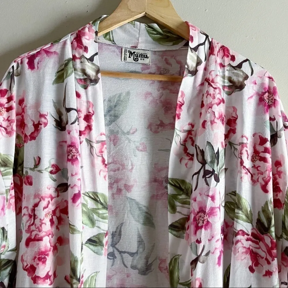 Show Me Your Mumu • Brie Robe in Garden of Blooms, Pink Florals, One‎ Size - Image 3