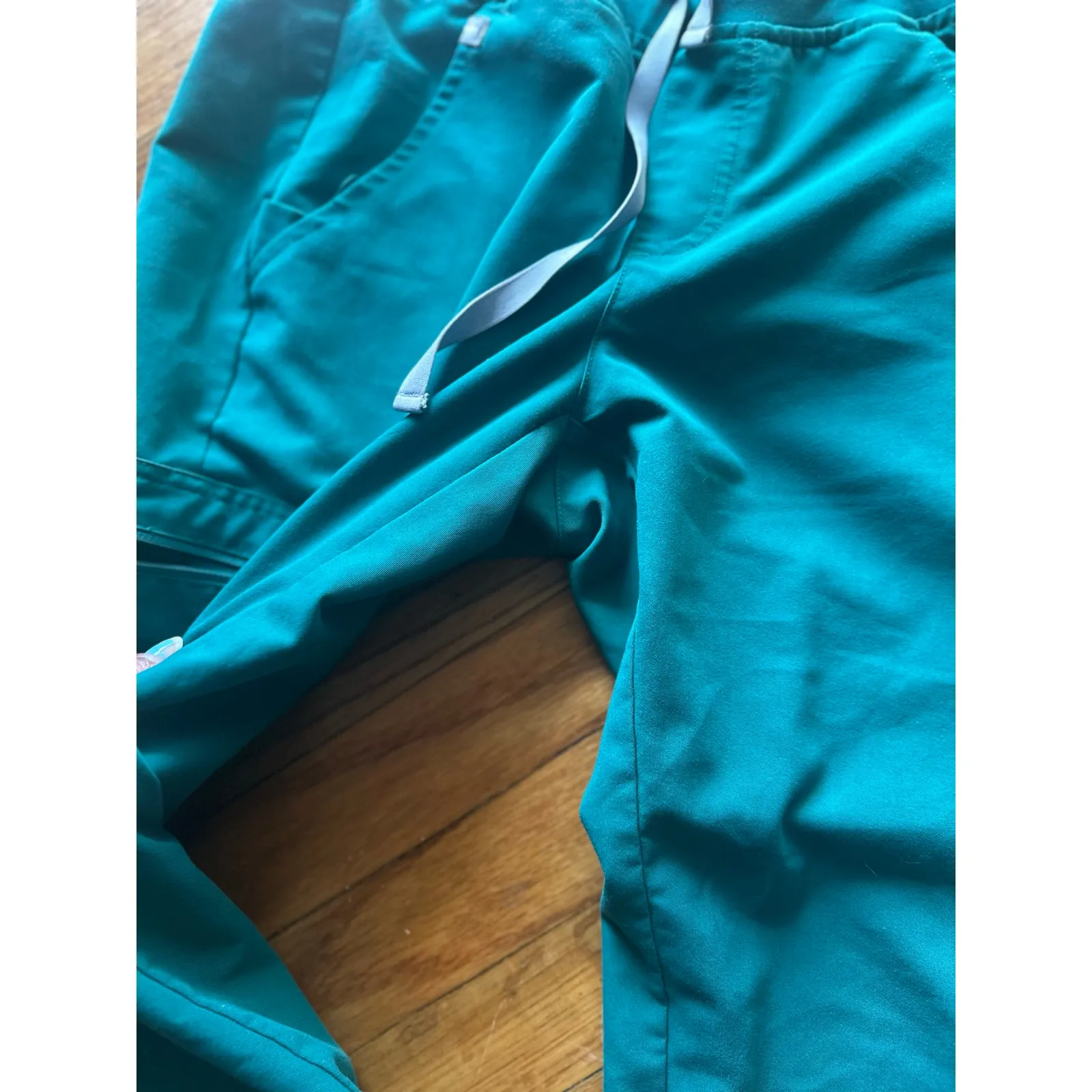 FIGS Zamora Jogger Scrub Pants Caribbean Blue – Women’s XS - Image 7