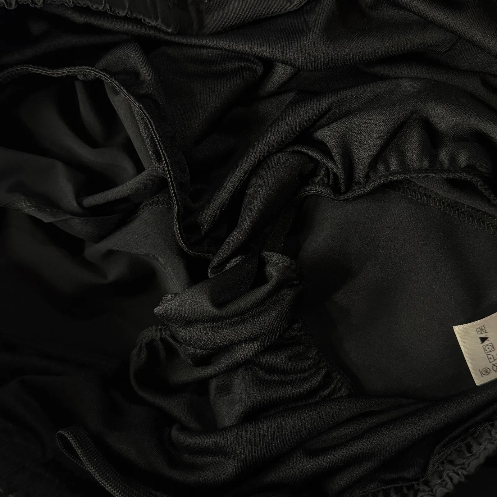 Asics X-Large Running Shorts Lined Zip Pocket Stretch Drawstring Pull-On Black - Image 8