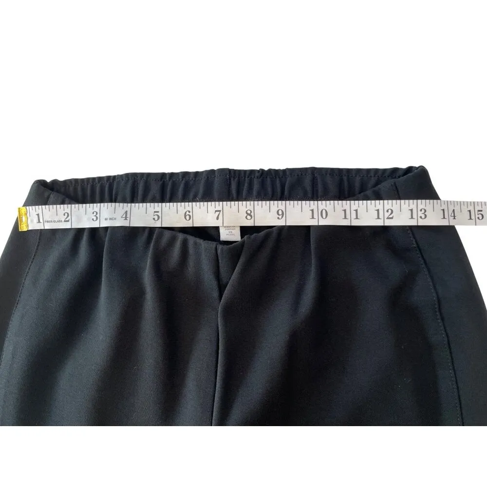 J.Jill Womens XS Petite Ponte Slim Leg Pants Black 8a - Image 5