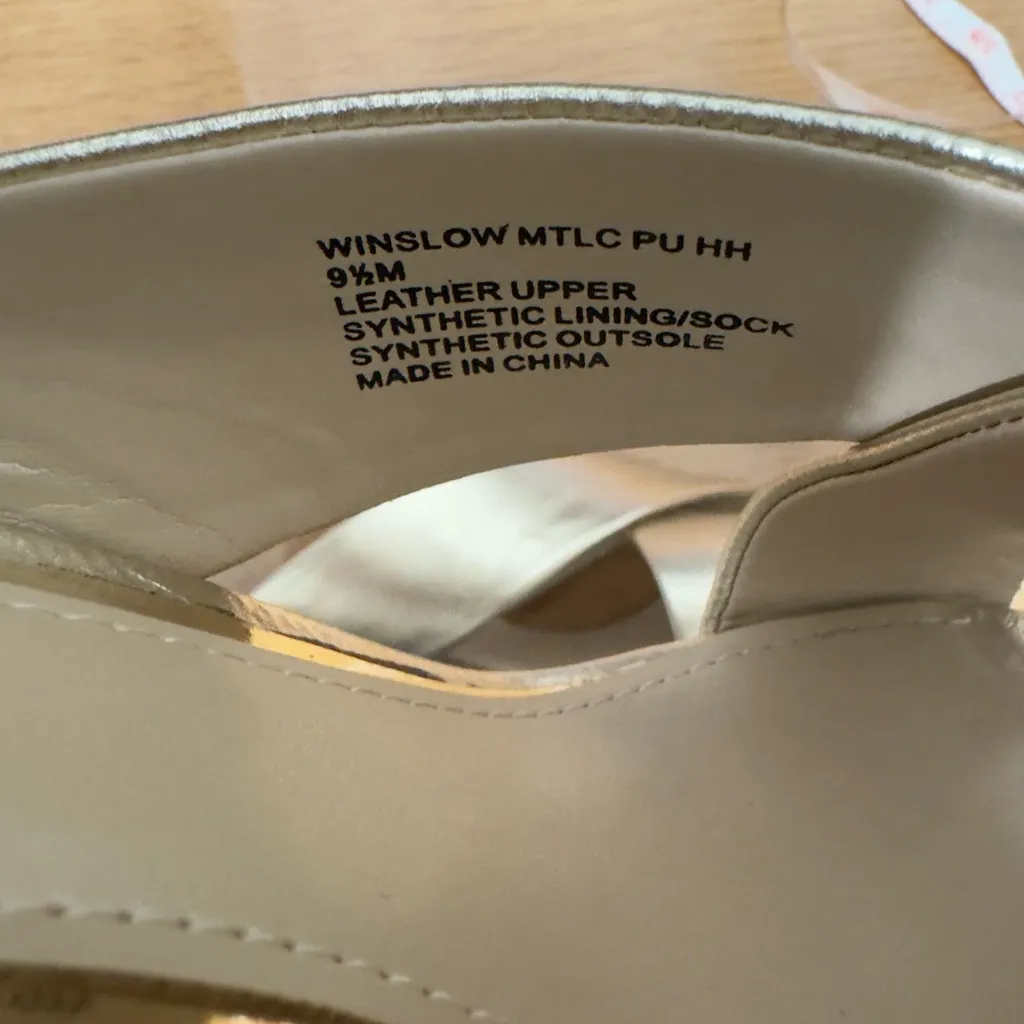 White House Black Market- Winslow Multicolor Heels size 9.5 - Image 3