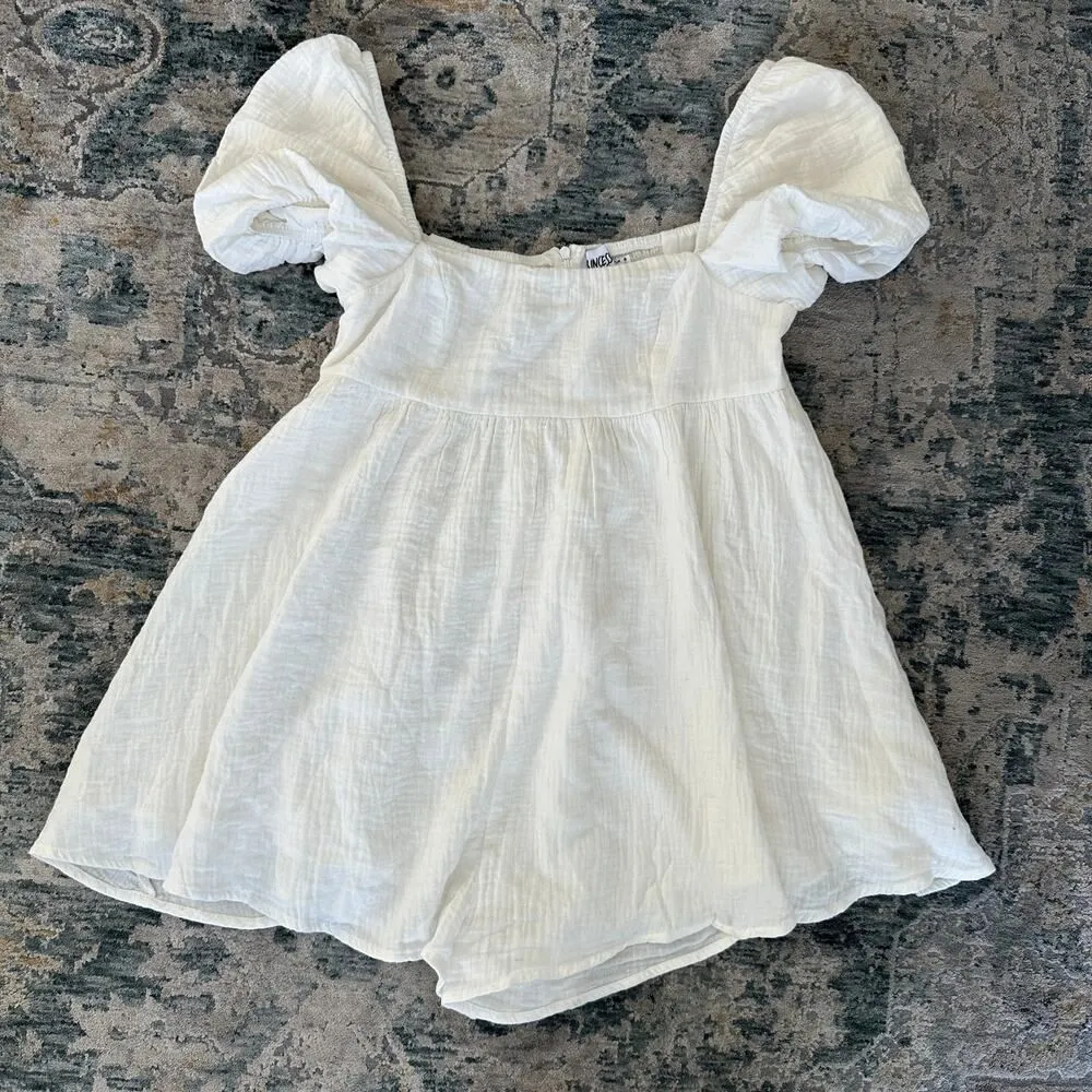 Princess Polly Romper Womens 4 Gauze Cotton Babydoll Flowy Rehearsal Wedding - Image 6