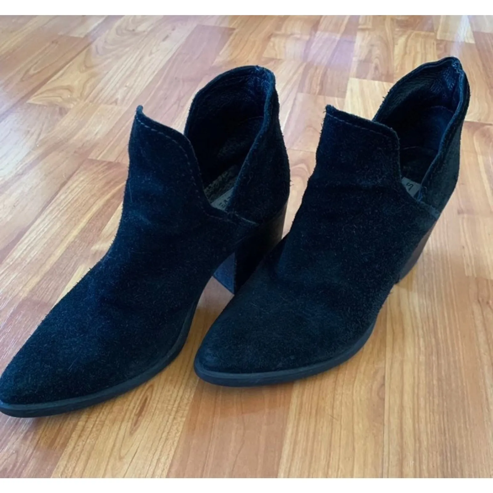 Steve Madden Black Suede Boots‎ - Image 6