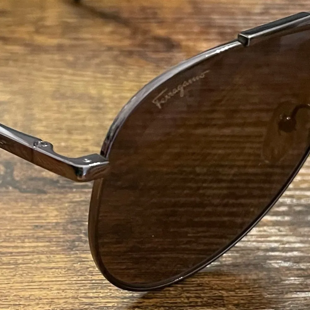 Salvatore Ferragamo SF265S 068 Aviator Sunglasses Sz 62-13-145 - Image 10