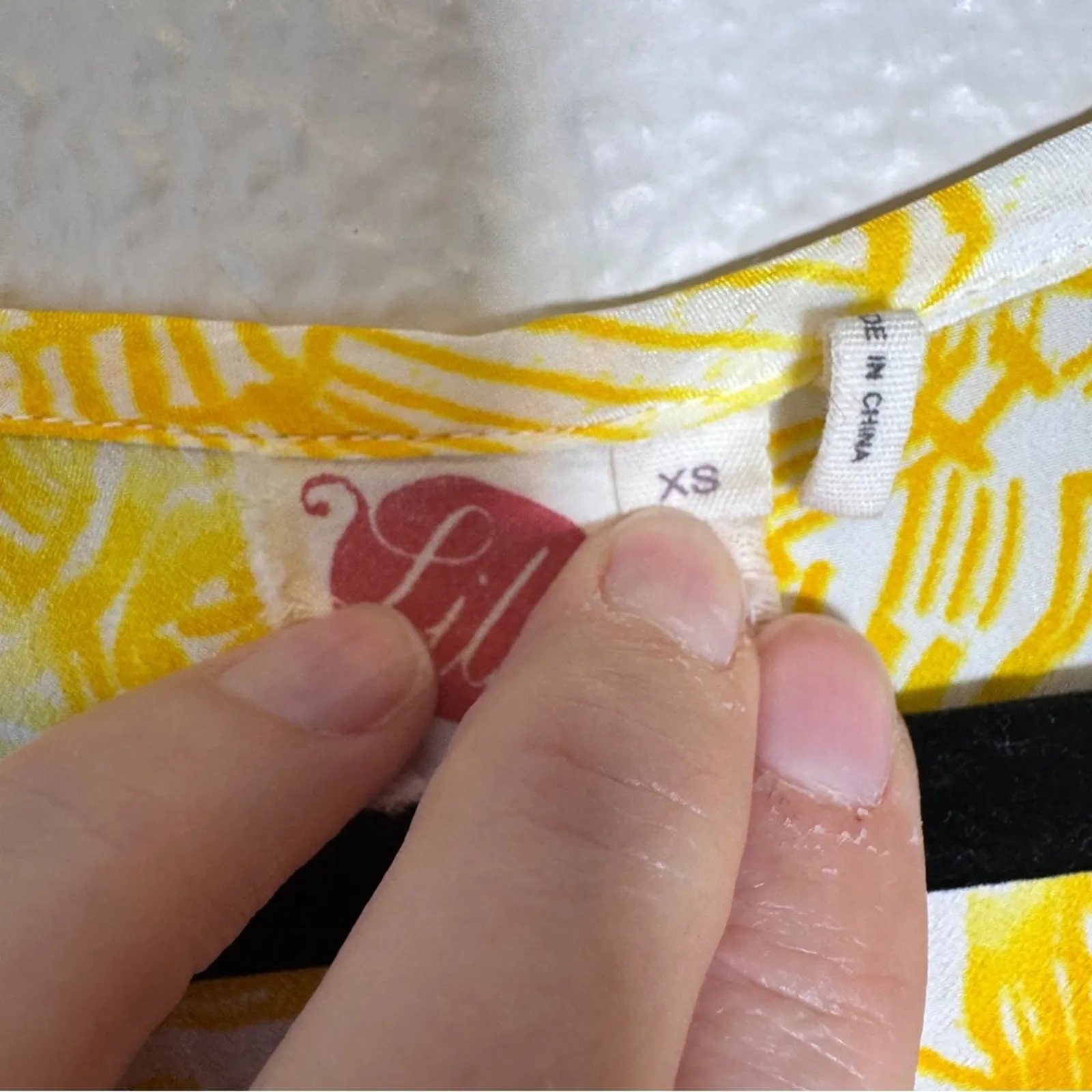 Anthropologie Lilka Yellow Printed Swimsuit Coverup Womens XS Beachy Summer - Image 5