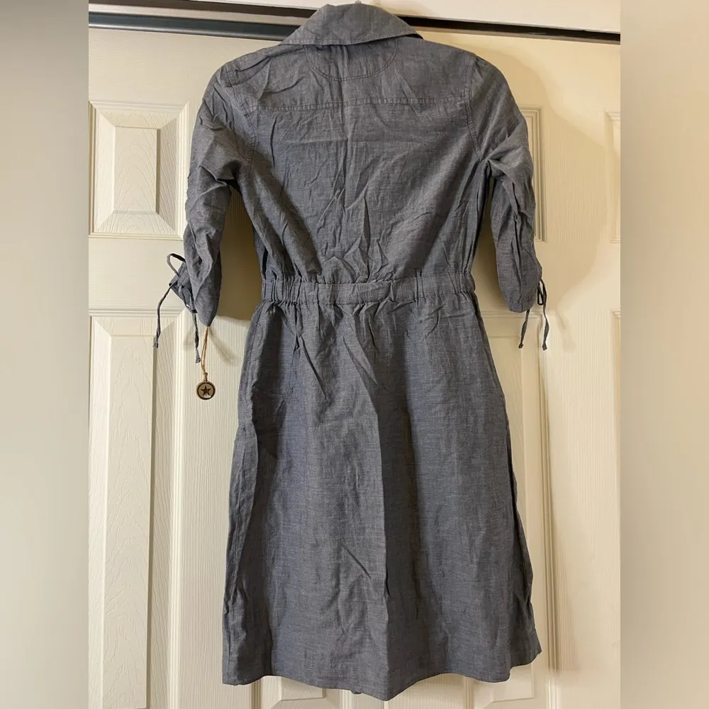Converse One Star Shirt Dress Denim Size Extra Small - NWT - Image 5