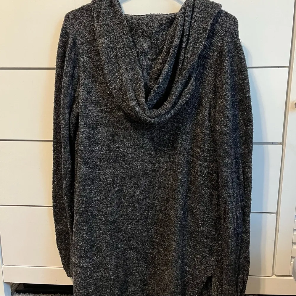 Barefoot Dreams Cozy Chic Lite Cardigan Grey - Image 3